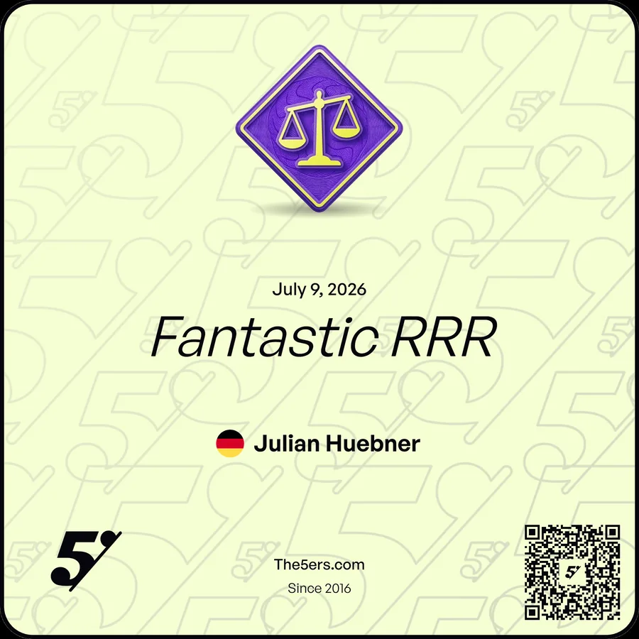 The5ers Zertifikat: Fantastic RRR, Julian Huebner